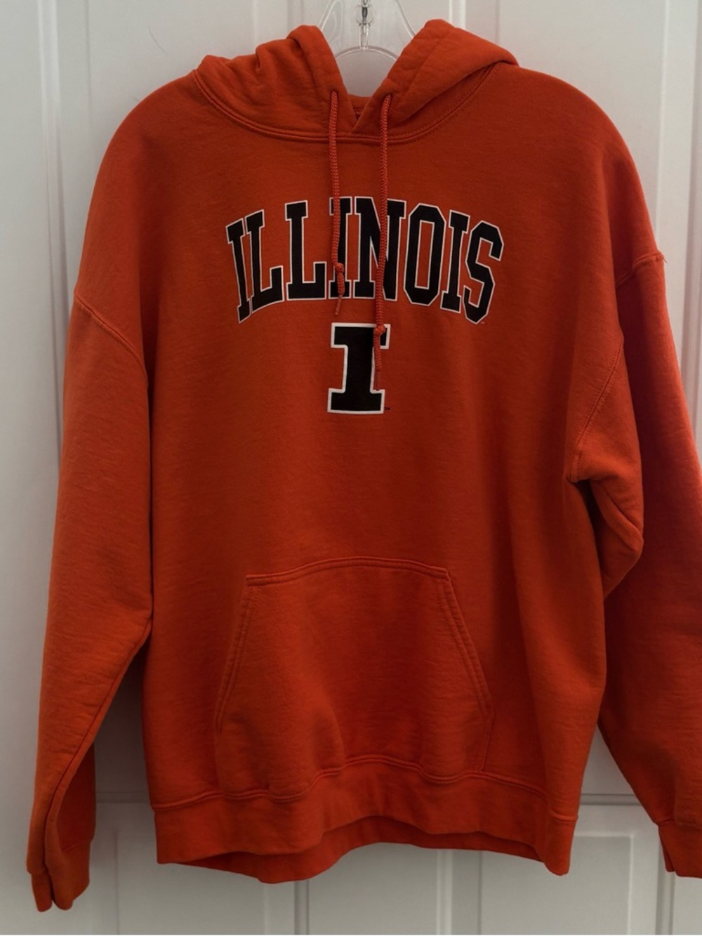 U of I Orange Pullover Hoodie Sweatshirt